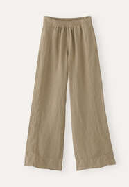 Hose mit weitem Bein, Zartes Khaki, webstill