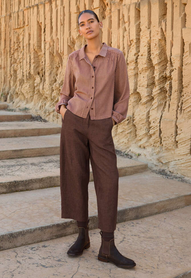 Karobluse, Marone/Kirsche, completeTheLook