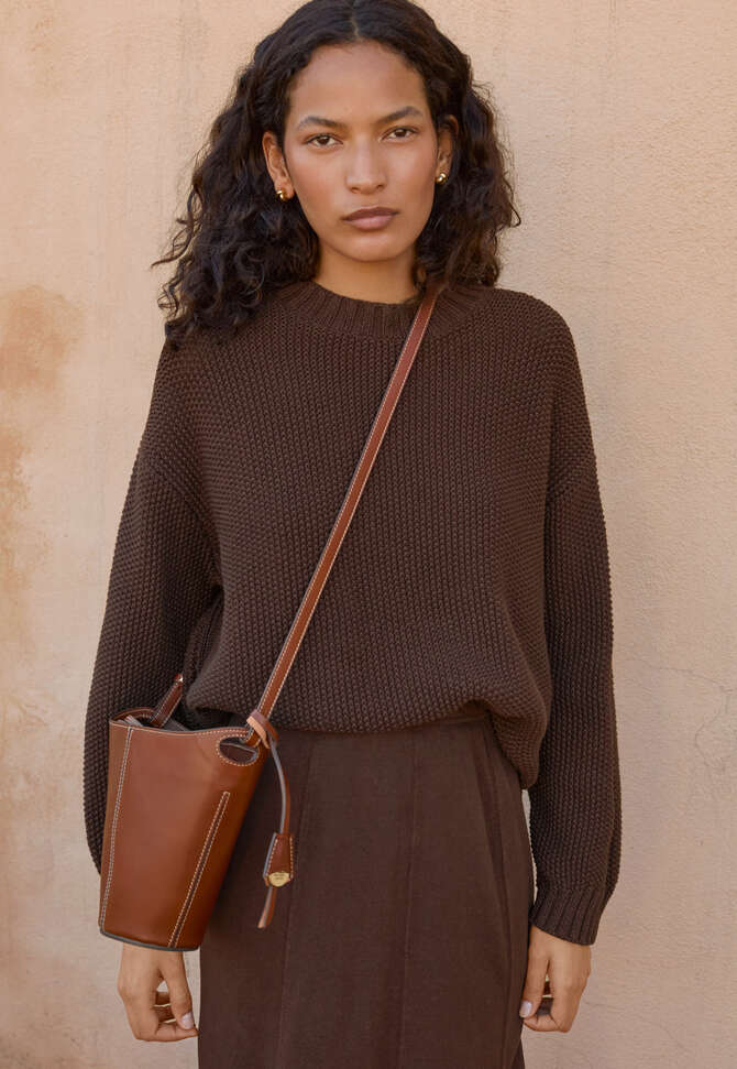 Kleine Tasche, Dunkles Lohbraun, completeTheLook