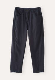 Hose mit geschwungenem Bein, Tinte, webstill