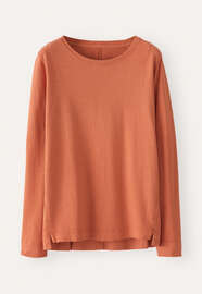 Lang&auml;rmliges Top, Zartes Orange, webstill