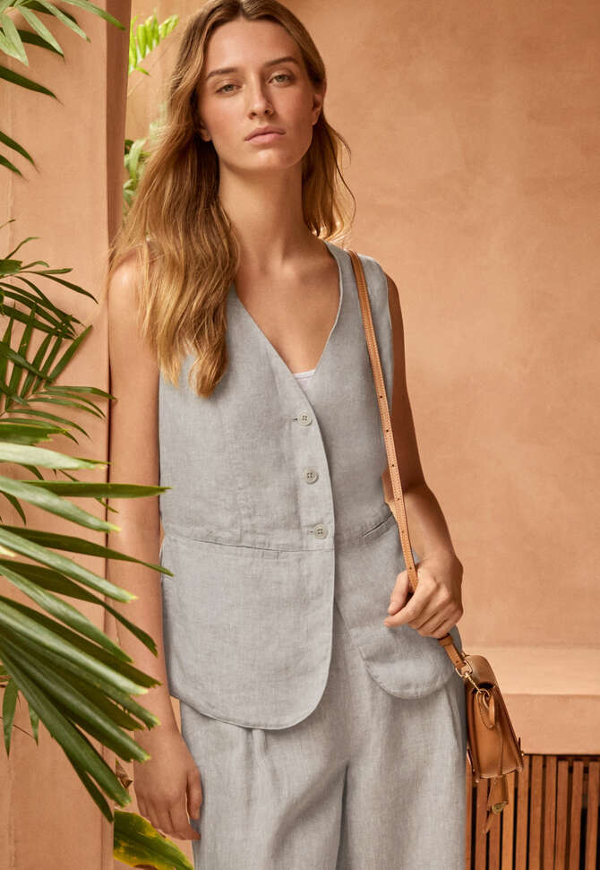 Weste, Blasses Nerzgrau, completeTheLook