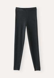 Leggings, Kohlschwarz, webstill