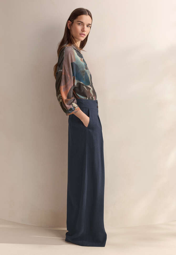 Hose mit weitem Bein, Mitternacht, completeTheLook