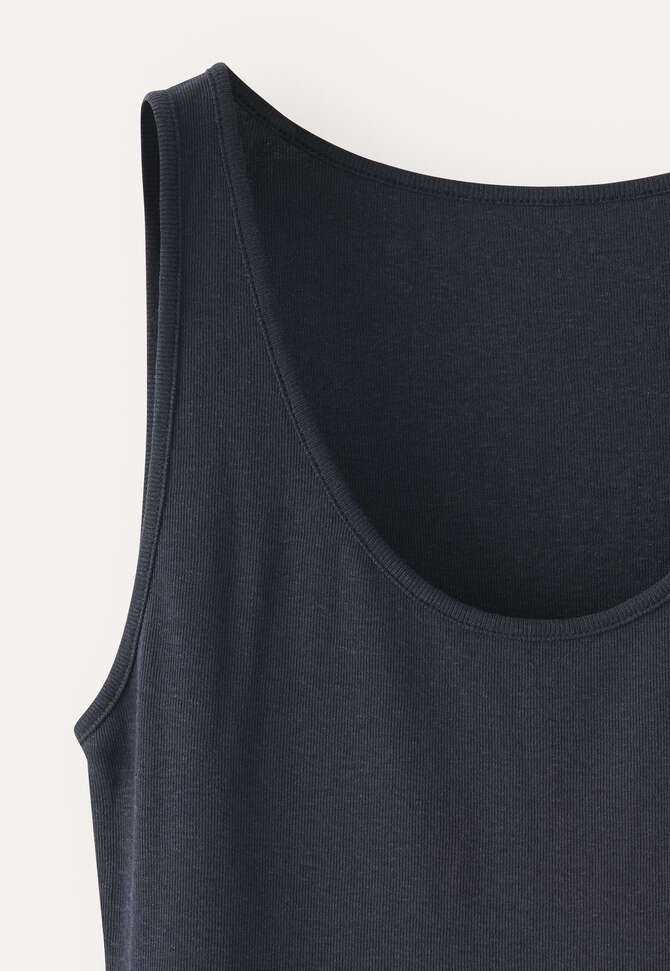 Geripptes Tr&auml;ger-Top, Tinte, completeTheLook