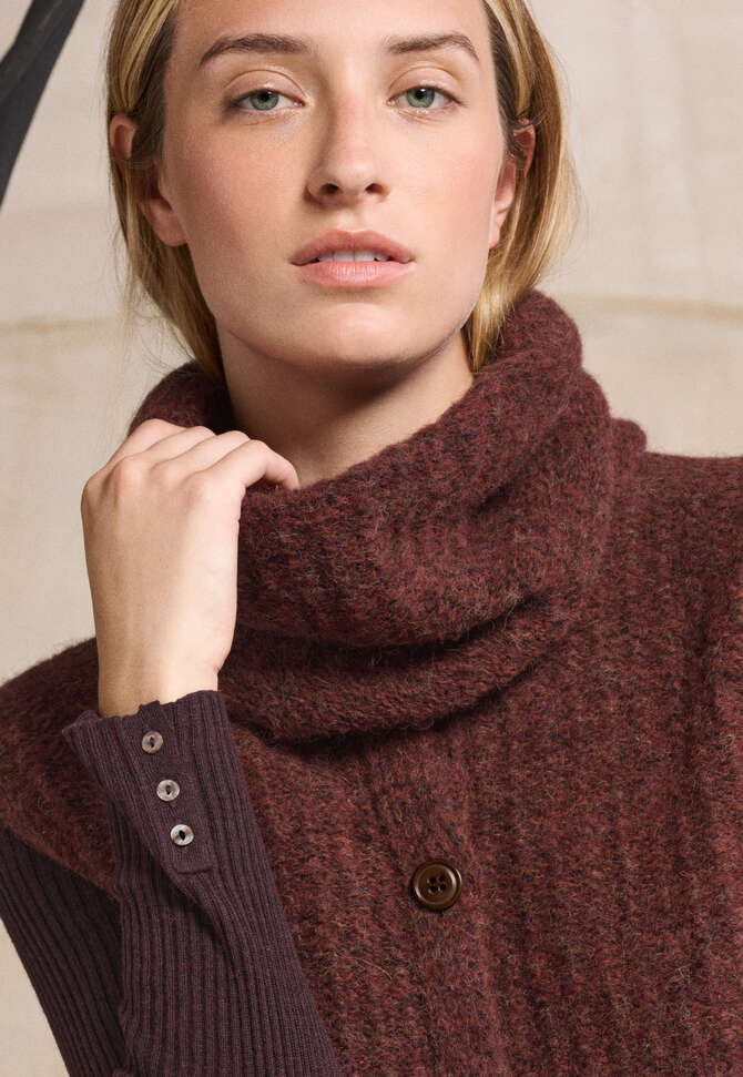 Strick-Snood, Dunkles Kupfer, completeTheLook