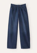 Jeans mit geradem Bein, Mitteldunkle Waschung, webstill