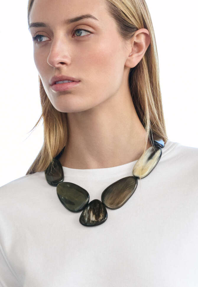 Halskette, Schwarz/Natur, completeTheLook