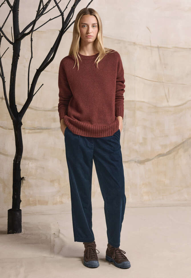 Bundfaltenhose, Aquamarin-Schwarz, completeTheLook