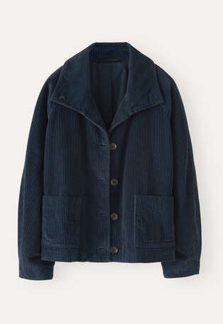 Cordjacke, Petroltinte, webstill