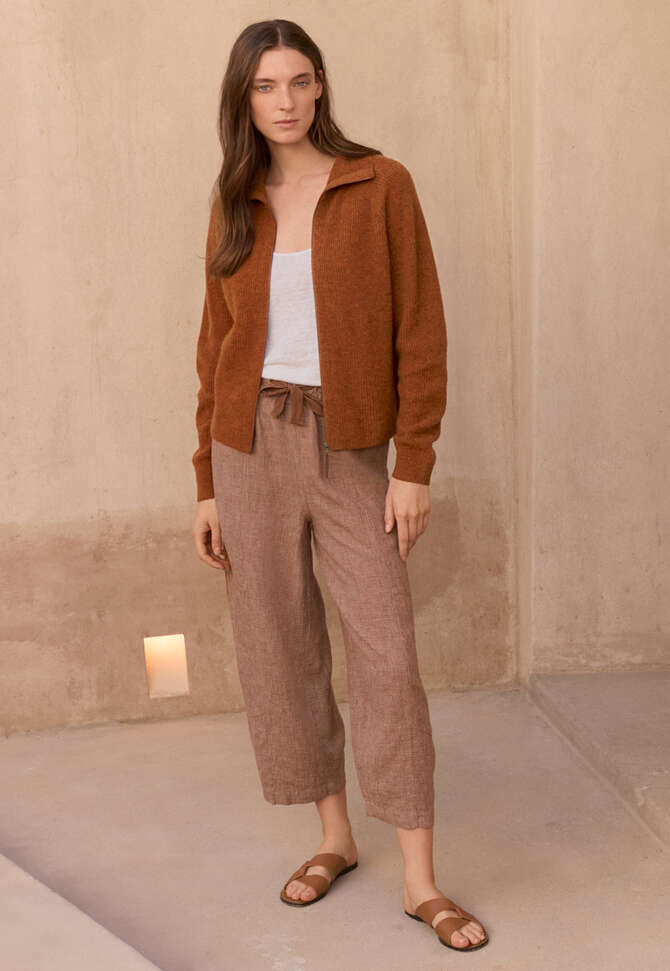 Cardigan mit Rei&szlig;verschluss, Chili, completeTheLook