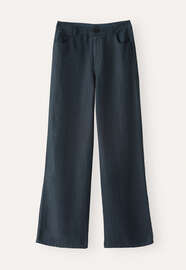 Weitbeinige Jeans, Mitternacht, webstill