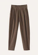 Jersey-Hose, Taupebraun, webstill