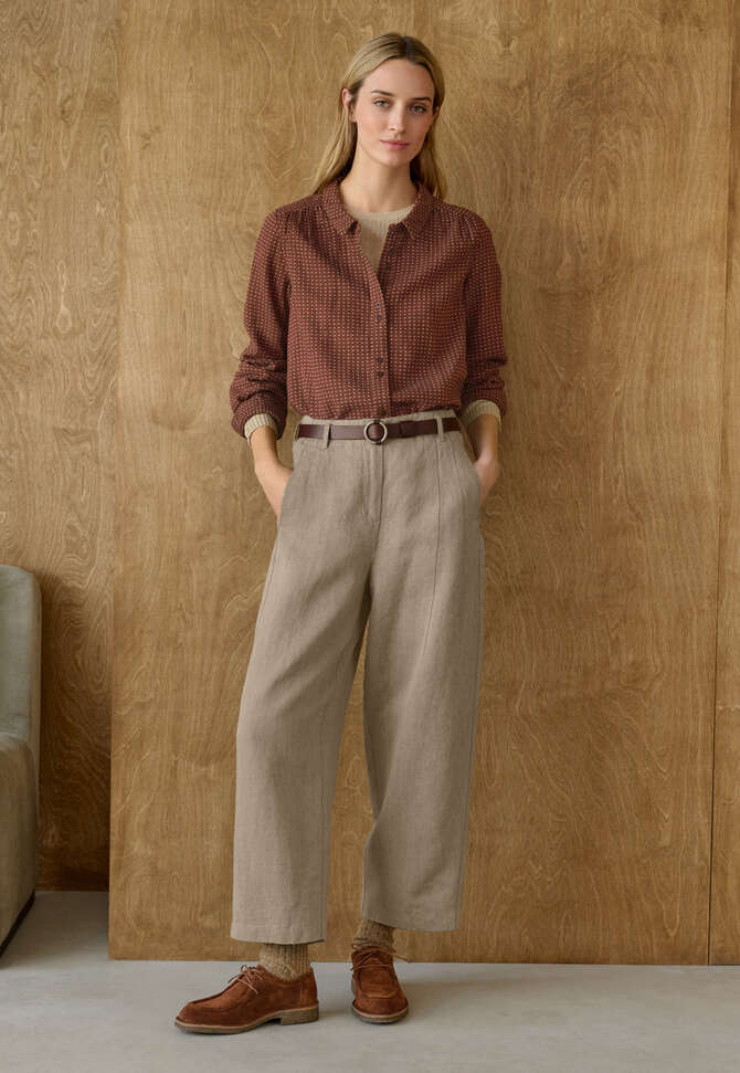 Barrel-Leg-Hose, Taupe, completeTheLook