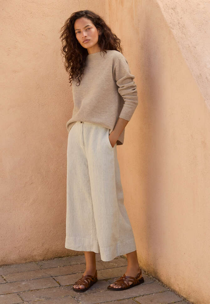 Kastiger Pullover, Rehbraun, completeTheLook
