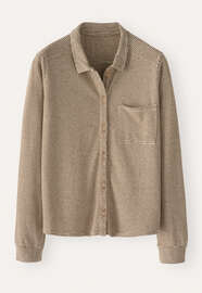 Gestreiftes Shirt, Bronze/Creme, webstill