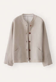 Dolman-Jacke, Blasser Stein, webstill