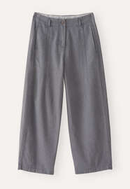 Denim darted jeans, Dunkelgrau, webstill
