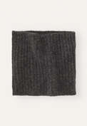 Boucl&eacute;-Snood, Kohlschwarz, webstill