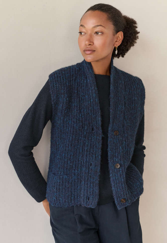 Cardigan mit Schalkragen, Dunkles Petrol, completeTheLook