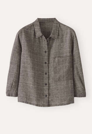 Karobluse, Natur/Braun, webstill