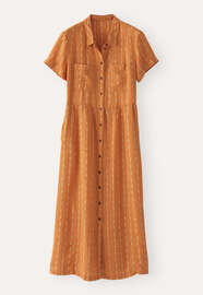 Langes Streifenkleid, Clementine, webstill