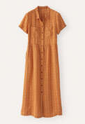 Langes Streifenkleid, Clementine, webstill