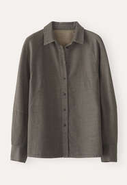 Bluse mit Raglan&auml;rmeln, Zartes Kohlschwarz, webstill