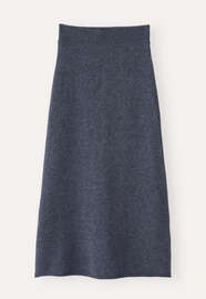 Strickrock, Denimblau, webstill