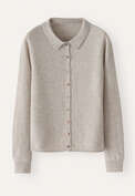 Durchgekn&ouml;pfter Pullover, Kiesel, webstill