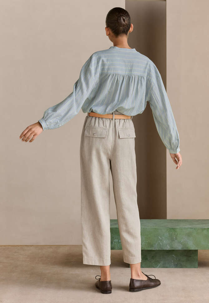 Streifenbluse, Zartes Blau, completeTheLook