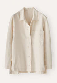 Strukturiertes Overshirt, Natur, webstill