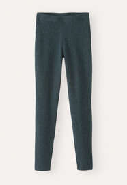 Leggings, Petrol-Schiefer, webstill
