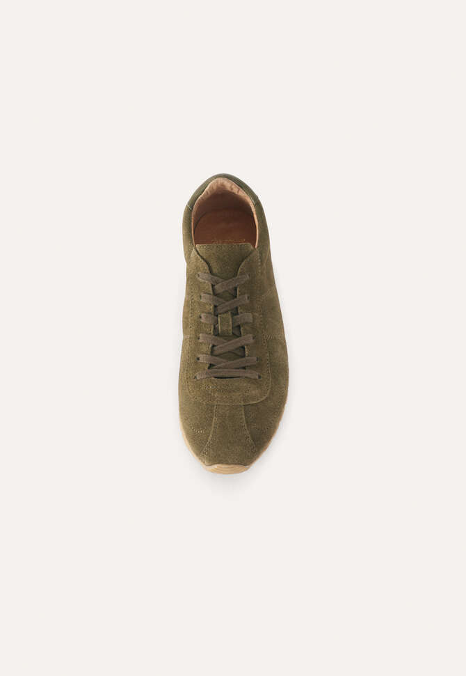 Schn&uuml;r-Sneaker, Waldgr&uuml;n, completeTheLook