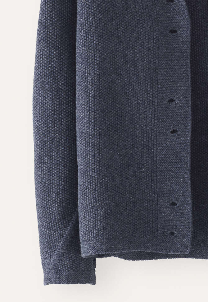 Cardigan mit Knopfleiste, Dunkles Navyblau, completeTheLook