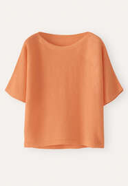 Pullover mit Dolman-&Auml;rmeln, Pfirsich-Aprikose, webstill