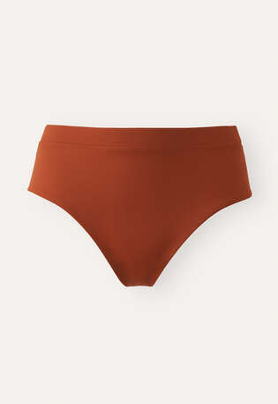 Bikini-Hose, Gebranntes Siena, webstill