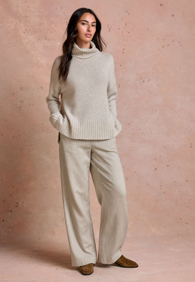 Rollkragenpullover, Perlgrau, completeTheLook