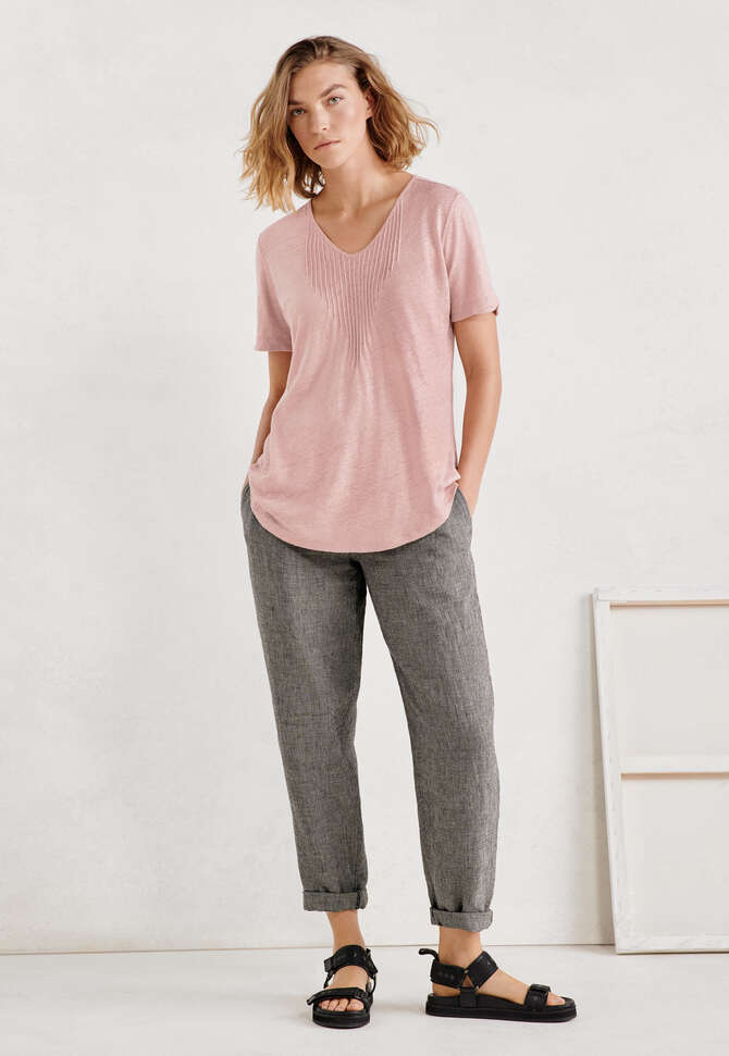 Schmal zulaufende Hose, Monochrom, completeTheLook