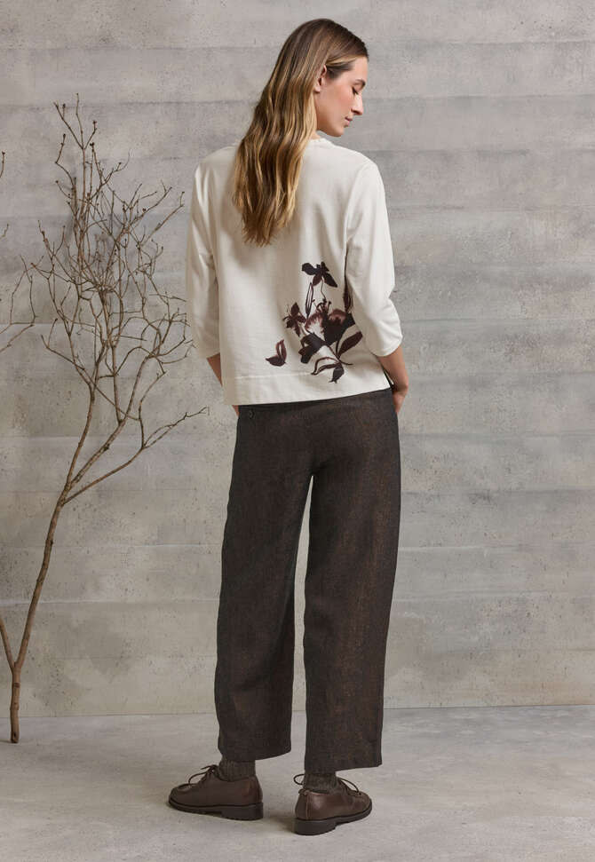 Barrel-Leg-Hose, Rostschwarz, completeTheLook