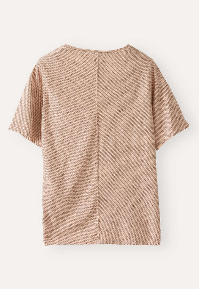 Gestreiftes T-shirt, Zartrosa, completeTheLook