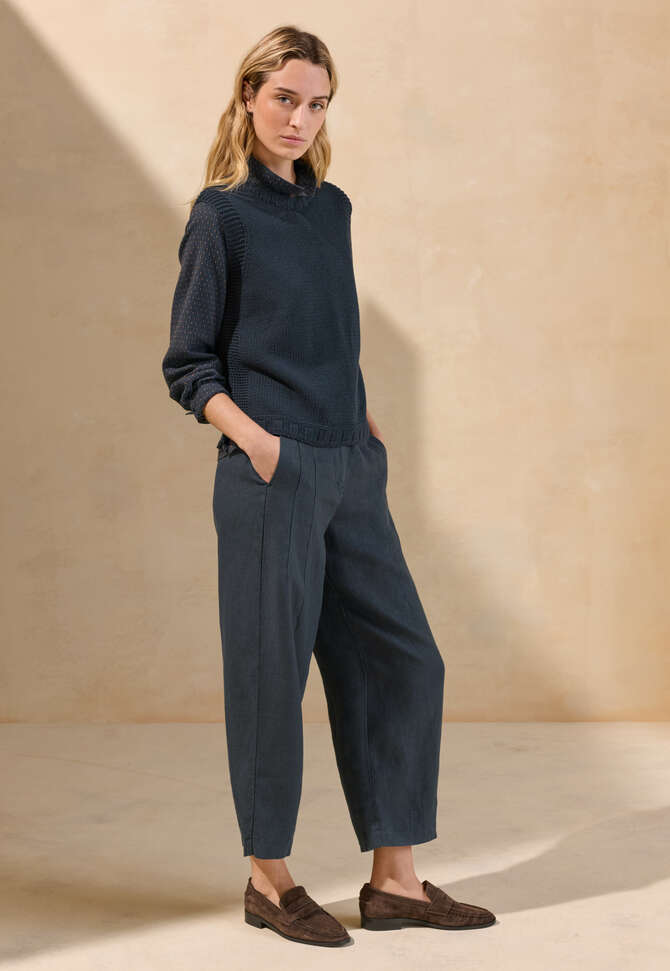 &Auml;rmelloser Pullover, Mitternacht, completeTheLook