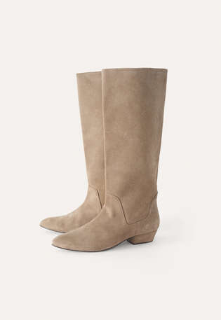 Lange Stiefel, Champignon, webstill