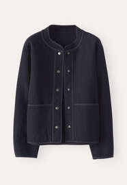 Doppellagige Jacke, Mitternacht, webstill