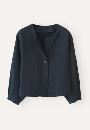 Jacke mit Dolman-&Auml;rmeln, Mitternacht, webstill