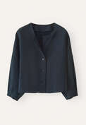Jacke mit Dolman-&Auml;rmeln, Mitternacht, webstill