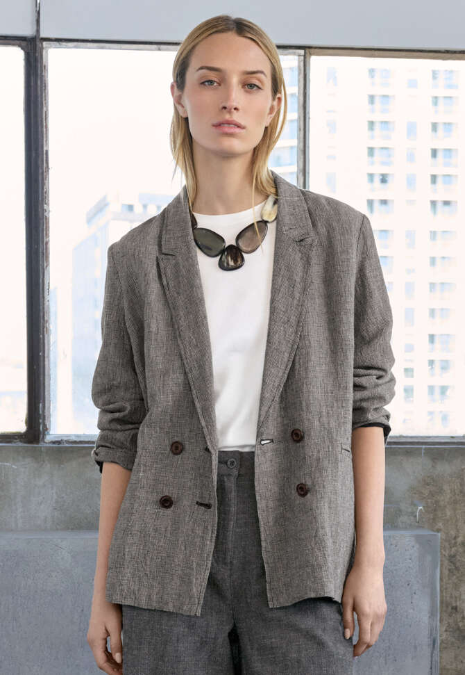 Zweireihige Jacke, Monochrom, completeTheLook