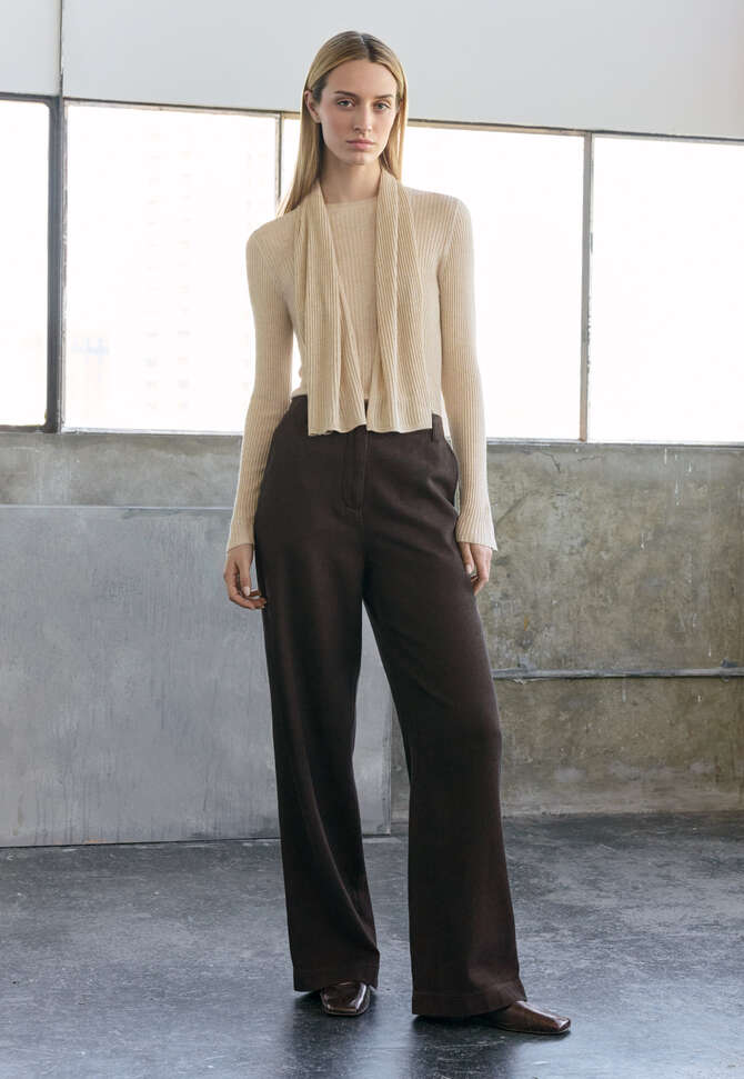 Ripppullover, Zartes Rehbraun, completeTheLook