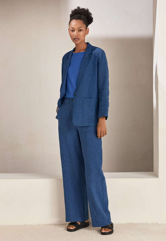 Lange Jacke, Blauschwarz, completeTheLook