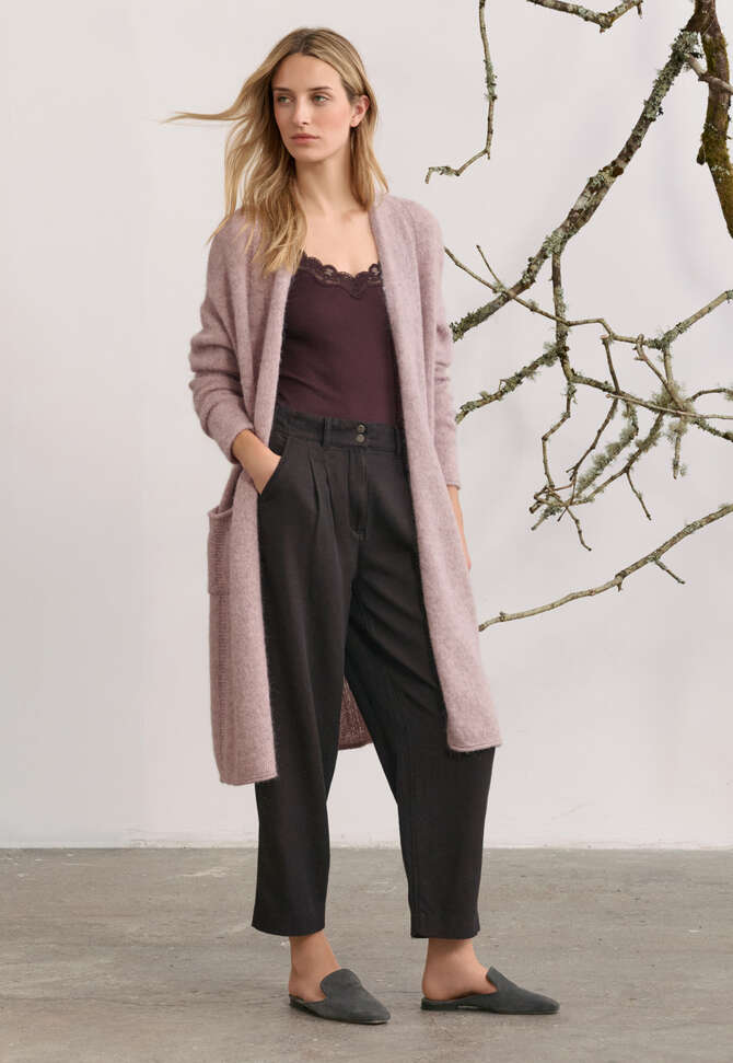 Verschlussloser Cardigan, Fliedergrau, completeTheLook